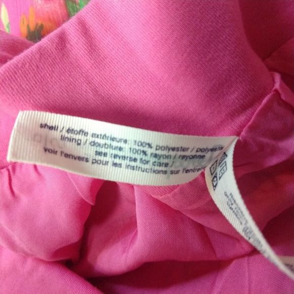 Aeropostale Pink Floral Overlay Skirt S/P - Picture 2 of 8